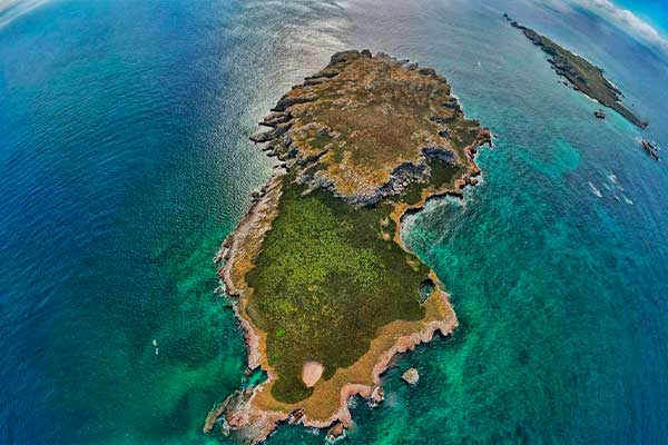 Islas Marietas vista aerea